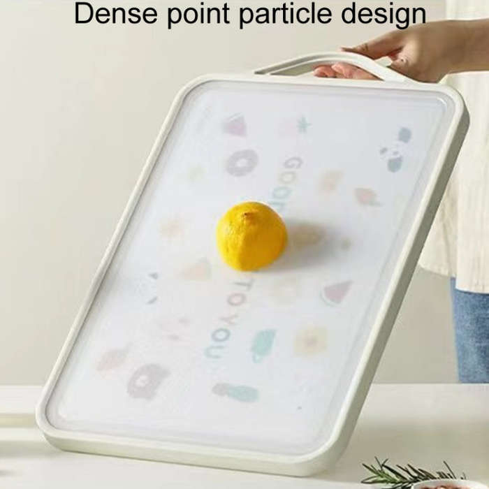 Household Stainless Steel Double Sided Cutting Board Thickened Antibacterial Chopping Board, Mode...
