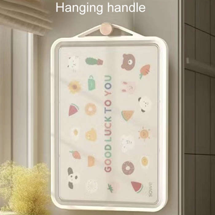 Household Stainless Steel Double Sided Cutting Board Thickened Antibacterial Chopping Board, Mode...