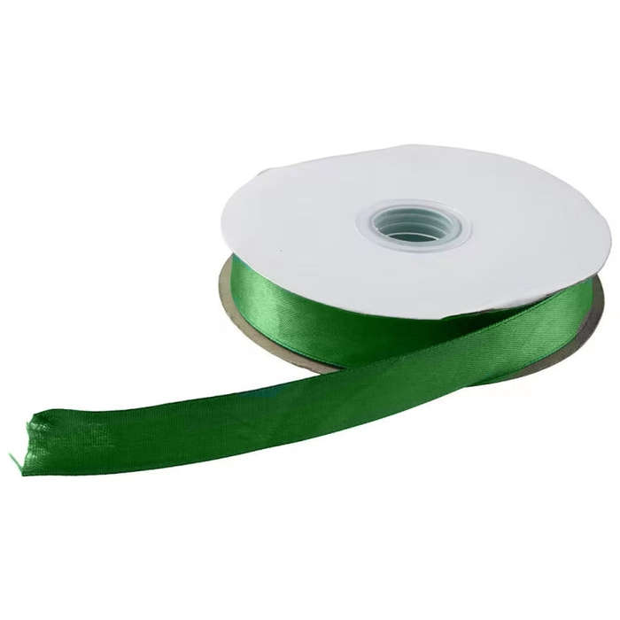 2.5cm X 91m Polyester Ribbon Gift Packaging Cake Wedding Decoration Ribbon, Color: Green 580