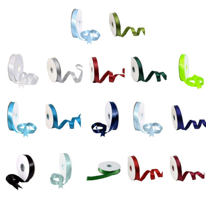 2.5cm X 91m Polyester Ribbon Gift Packaging Cake Wedding Decoration Ribbon, Color: Navy 370