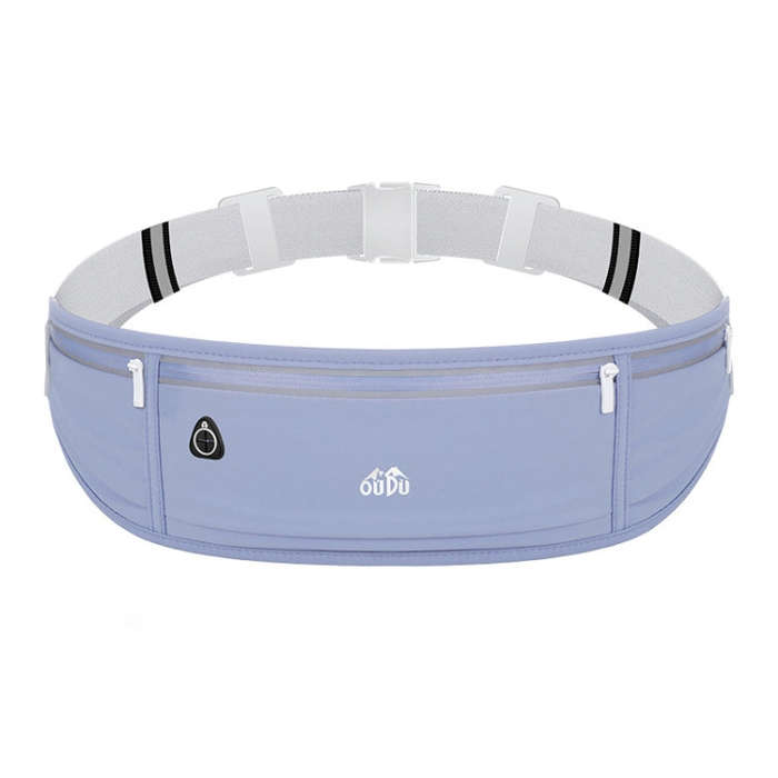 OUDU Outdoor Sports Waist Pack Male And Female Running Waterproof Cell Phone Bag(Navy Blue)