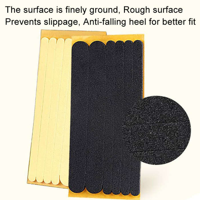 6pcs /Pack Anti-friction Soft Shoe Side Stickers Anti-falling Heel Posterior Stickers, Color: Gra...