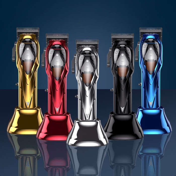 Rechargeable Magnetic Suspension High-speed Electric Hair Clipper(Blue)
