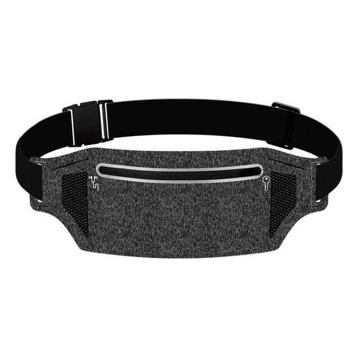 Outdoor Running Cell Phone Waist Pack Men And Women Waterproof Sports Gear, Style: Single Zipper ...
