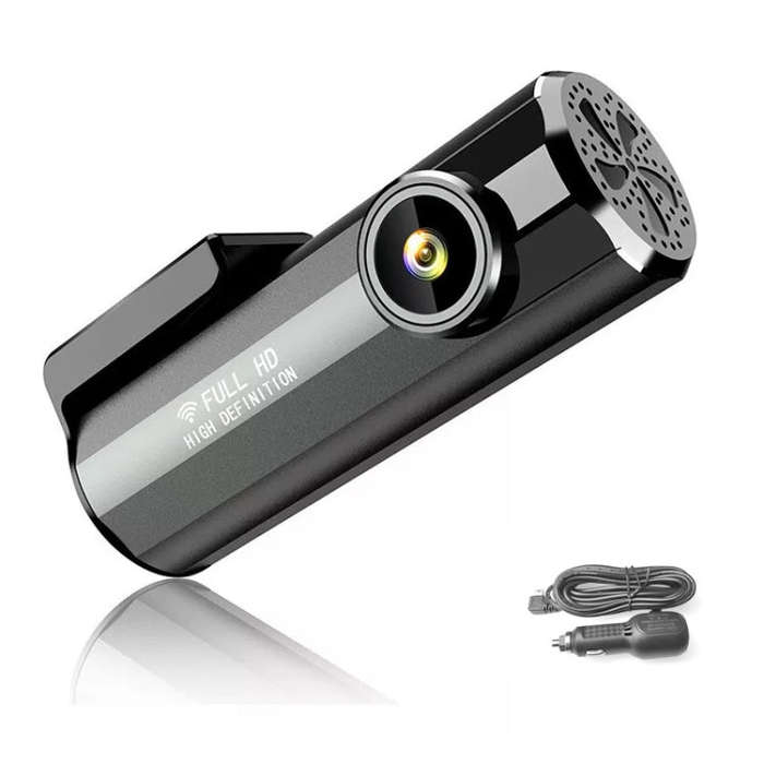 WIFI Mobile Phone 2K Ultra-Clear 360-Degree Rotating Driving Recorder, Version: Cigarette Lighter...
