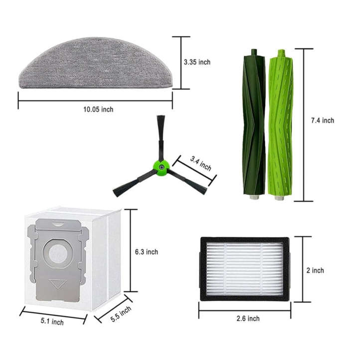 For iRobot Roomba Combo i5 / i5+ / j5 / j5+ Robot Vacuum And Mop Replacement Parts Mop Pad