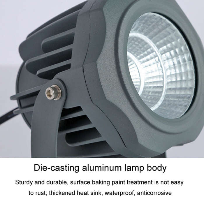 LED Flood Light COB Outdoor Waterproof Spotlight Billboard Lights Garden Lamp, Color: 30W Green L...