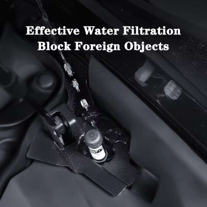 For 2024 Tesla Model 3 Left-hand Drive Front Hood With Full Anti-Blocking Water Channel(2pcs /Set)
