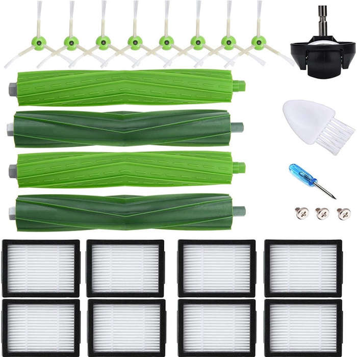 For iRobot Roomba i7 / i7+ / E5 / E6 Series Robot Vacuum 23pcs /Set