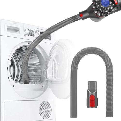 For Dyson V7 / V8 / V10 / V11 / V15 / G5 Cordless Vacuum Dryer Vent Cleaner Kit Hose Attachment Gray