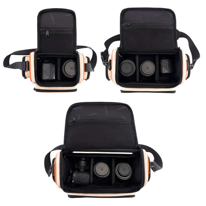 Cwatcun D121 Shoulder Crossbody Camera Bag Colorful Large Capacity Waterproof Digital Photography...