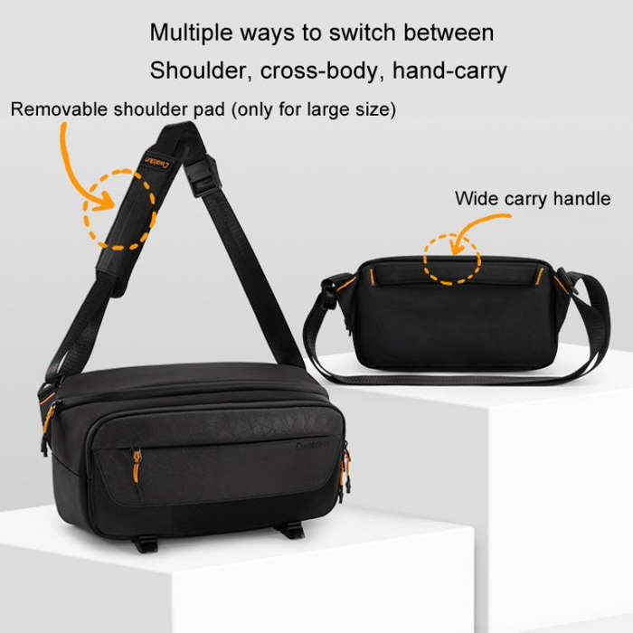 Cwatcun D133 Camera Chest Bag Multi-functional Handheld Slanting Cross Shoulder Camera Casual Bag...