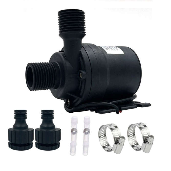 8m Lift Stainless Steel Shaft Core Brushless Motor Booster Pump, Specifications: DC24V(Bare Wire)