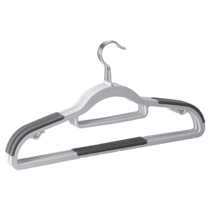 20pcs Anti-Skid Non Trace Clothes Racks Thickened Anti Shoulder Angle Household Clothes Hanger(Or...