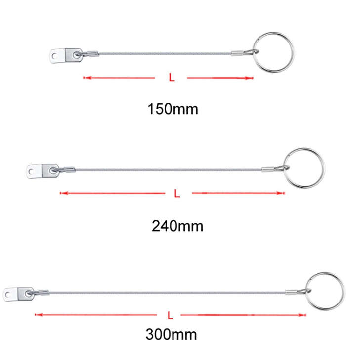 4.5mm 316 Stainless Steel Marine Hardware Spring Safety Stop, Specifications: Safety Pin