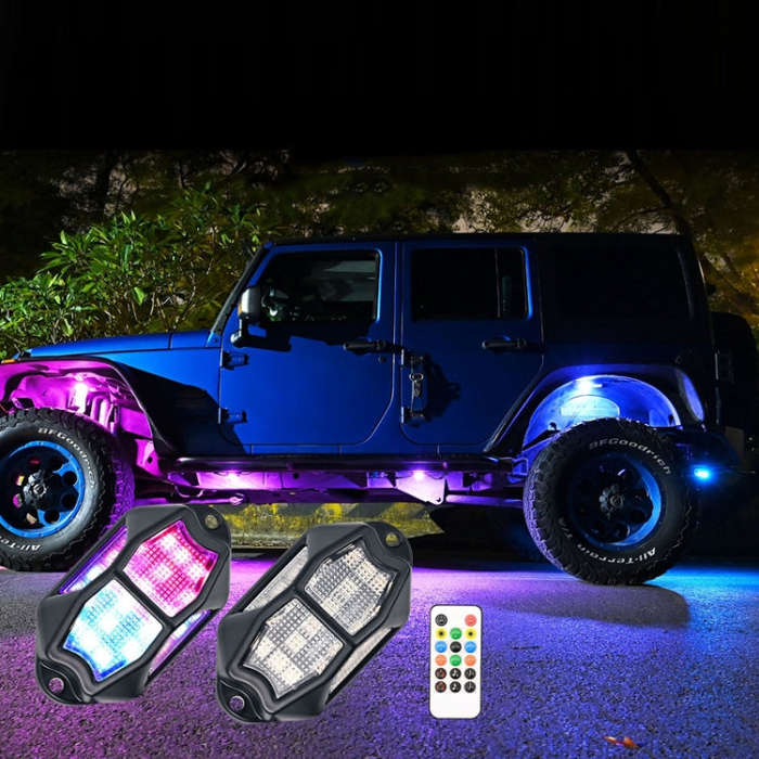10 in 1 Car Chassis Light RGB Colorful Atmosphere Light