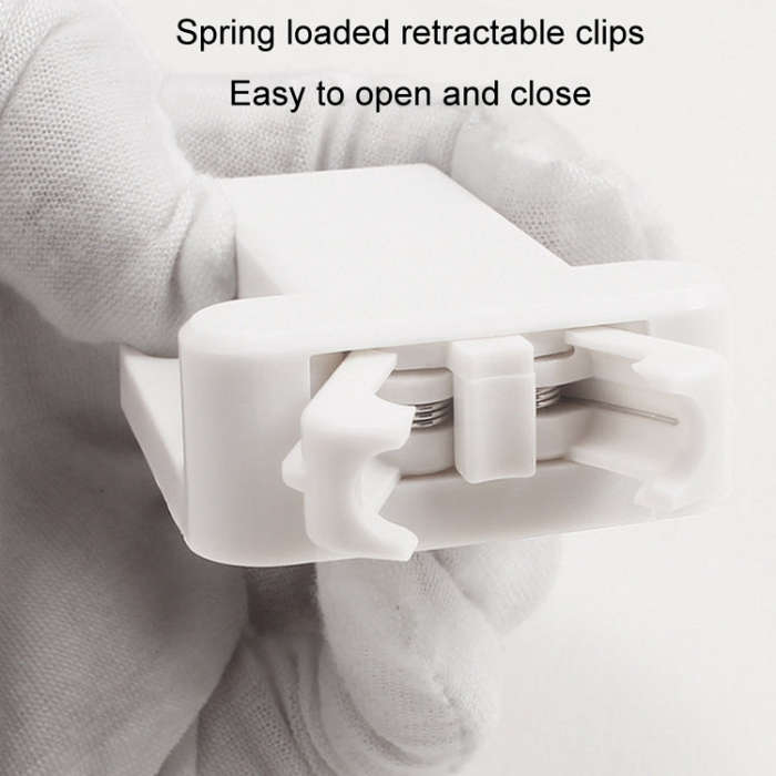 Bouncing Press Type Cabinet Door Catches Self Lock Hidden Drawer Cupboard Door Closer(White)