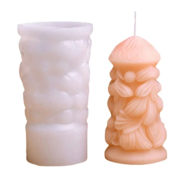 Christmas Tree Aromatherapy Candle Ornaments DIY Silicone Mold, Style: D2  ZL-269-2