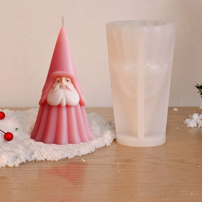 Santa Claus Aromatherapy Candle DIY Silicone Mold, Style: C ZL-81