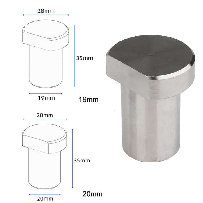 Dowel Table Clamp Quick Release Woodworking Table Limit Blocks, Style: 20mm Stainless Steel