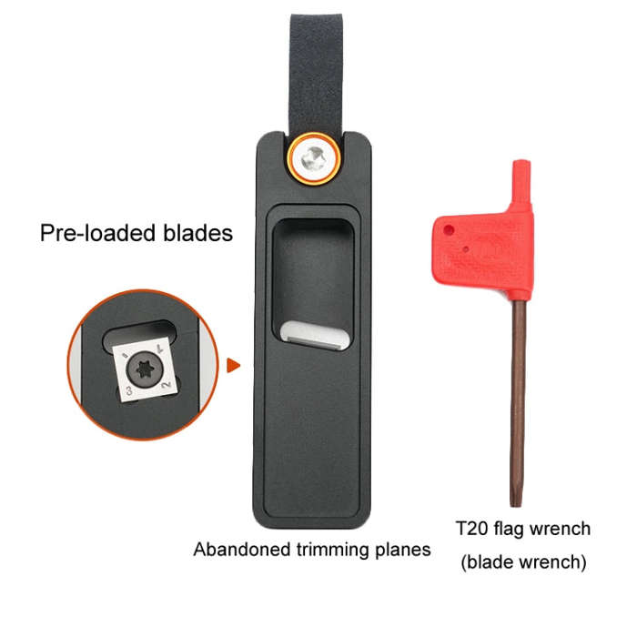 MG0-000-0145 Woodworking Edge Trimmer Manual Planer Trimming Edge Banding Deburring Tool