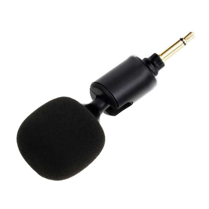 Mobile Phone Live Broadcast Microphone, Style: 3.5 Straight Head 2-section Plug (Sponge Cover)