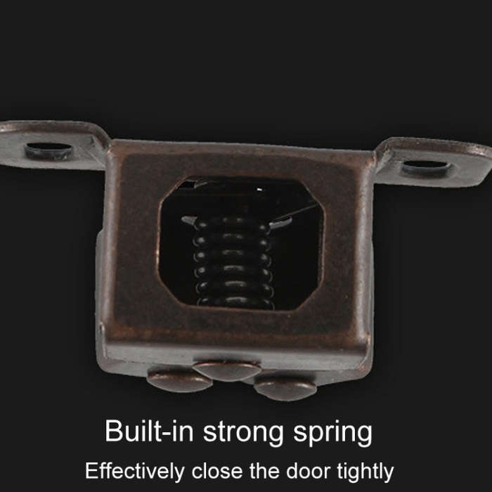 5pcs Antique Old- Style Short Foot Door Clip Buckle Household Closet Cabinet Door Catches, Style:...