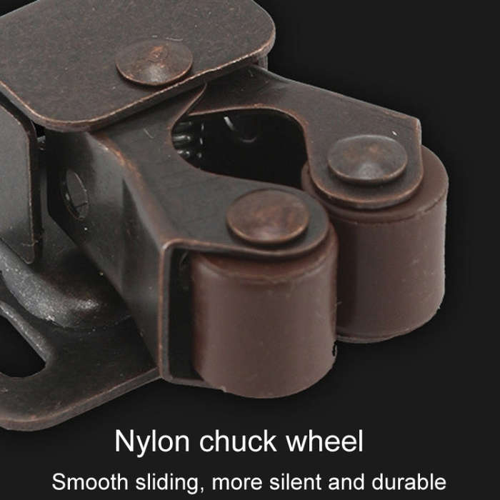 5pcs Antique Old- Style Short Foot Door Clip Buckle Household Closet Cabinet Door Catches, Style:...