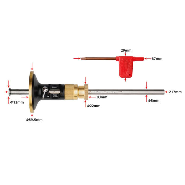 Ganwei 0.2mm Precision European Scriber Marking Gauge Parallel Line Drawing Woodworking Tool(Roll...