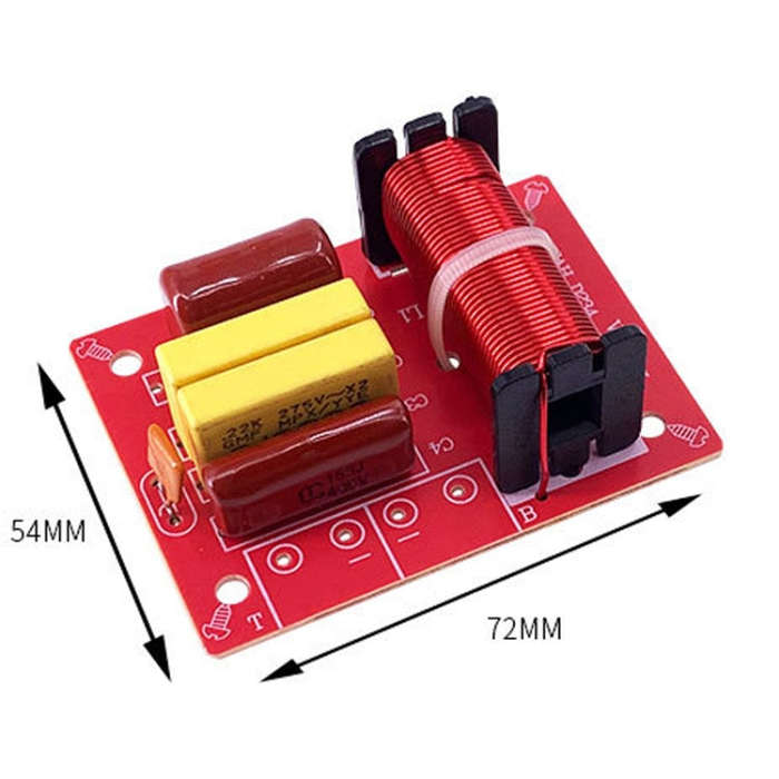 D234 High And Low 2-Way Audio Crossover Hi-Fi Speaker Conversion Divider