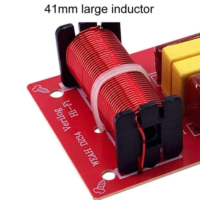 D234 High And Low 2-Way Audio Crossover Hi-Fi Speaker Conversion Divider