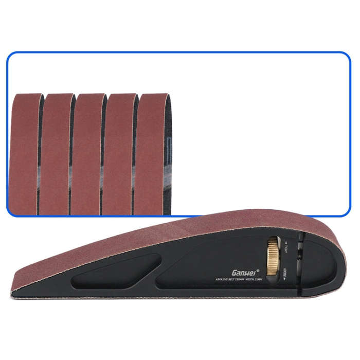 Ganwei Sandpaper Holder Adjustable Manual Curve Grinding Polishing Belt Sander Sandboard Woodwork...