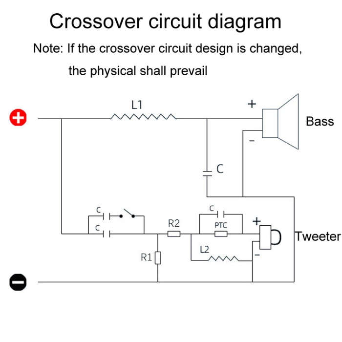 PA-2A High And Low 2-Way Audio Crossover Stage Speaker Conversion Divider