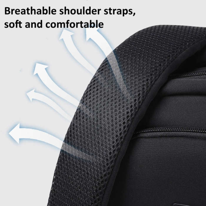Solid Color Backpack Teenager School Bag Travel Shoulder Bag For Men Women(White)