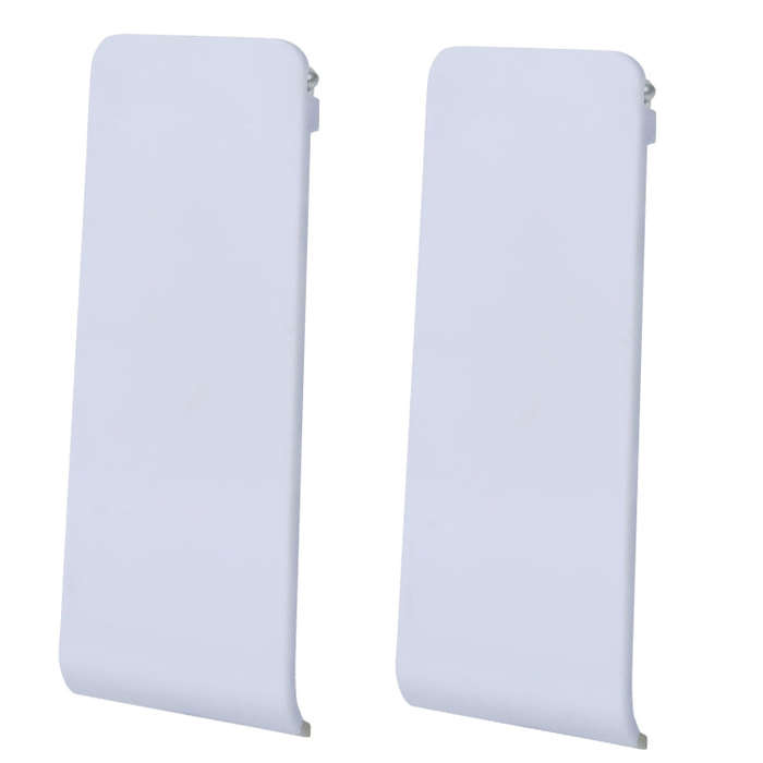 For Nintendo Switch Console 2pcs Replacement Kickstand Back Shell Holder(White)