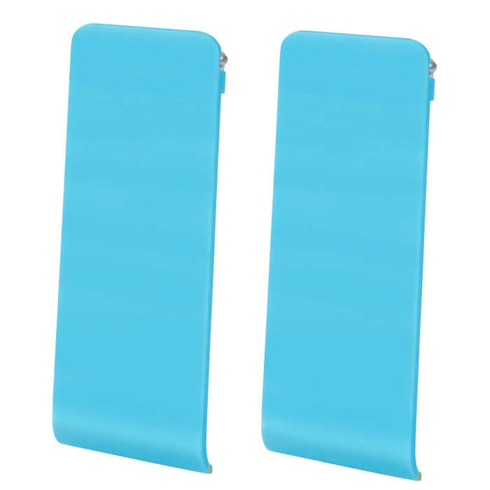 For Nintendo Switch Console 2pcs Replacement Kickstand Back Shell Holder(Blue)