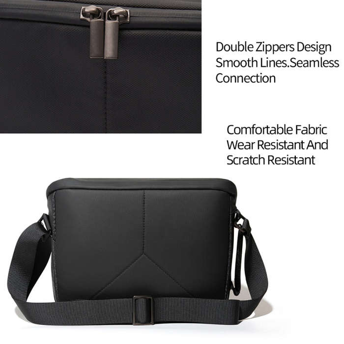 For DJI Mini 4K / Mini 2 SE / Mini 2 Portable Waterproof Shoulder Bag Messenger Bag(Black)