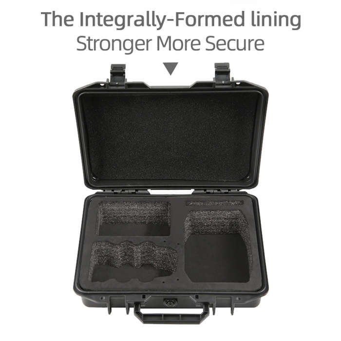 For DJI Mini 4K / Mini 2 SE / Mini 2 Suitcase Explosion-Proof Box Compatible With RC-N1 / N2(Black)