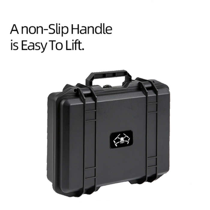 For DJI Mini 4K / Mini 2 SE / Mini 2 Suitcase Explosion-Proof Box Compatible With RC-N1 / N2(Black)
