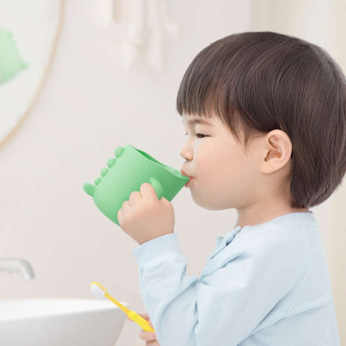 Water Mug Brushing Cup Baby Home Cute Cartoon Drop-Proof Eco-Friendly Cup, Style / Pattern Random...