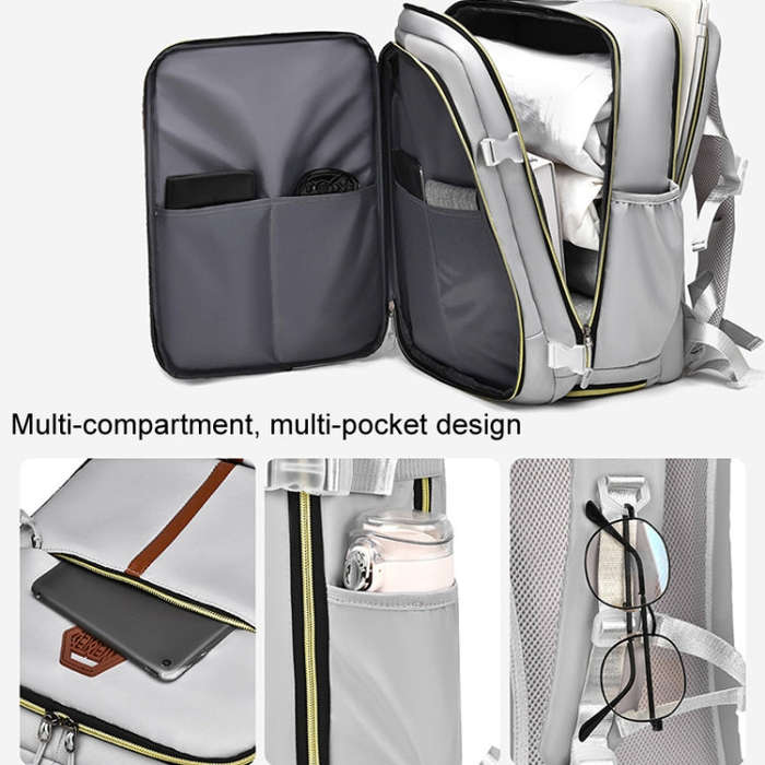 WEIXIER B717 Large Capacity Travel Shoulder Bag Simple Students Universal Schoolbag(Black)