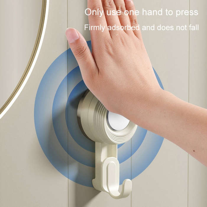 Rotating Suction Cup Hook Wall Mounted Towel Sucker Hooks Reusable Shower Hanger(Pink)