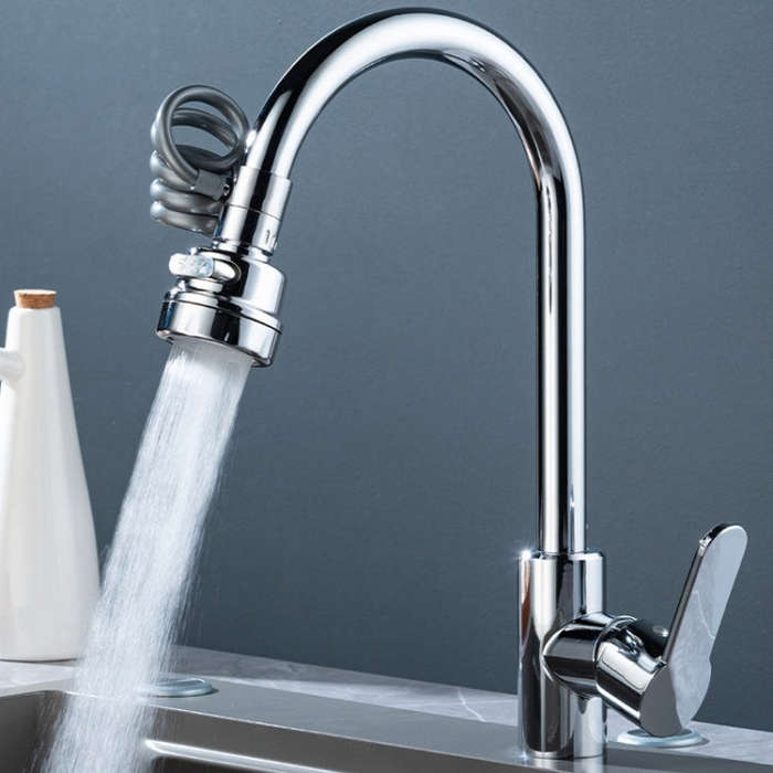 3 Gear Water Outlet Pull-out Anti-splash Kitchen Faucet Cold and Hot Household Swivel Washbasin S...