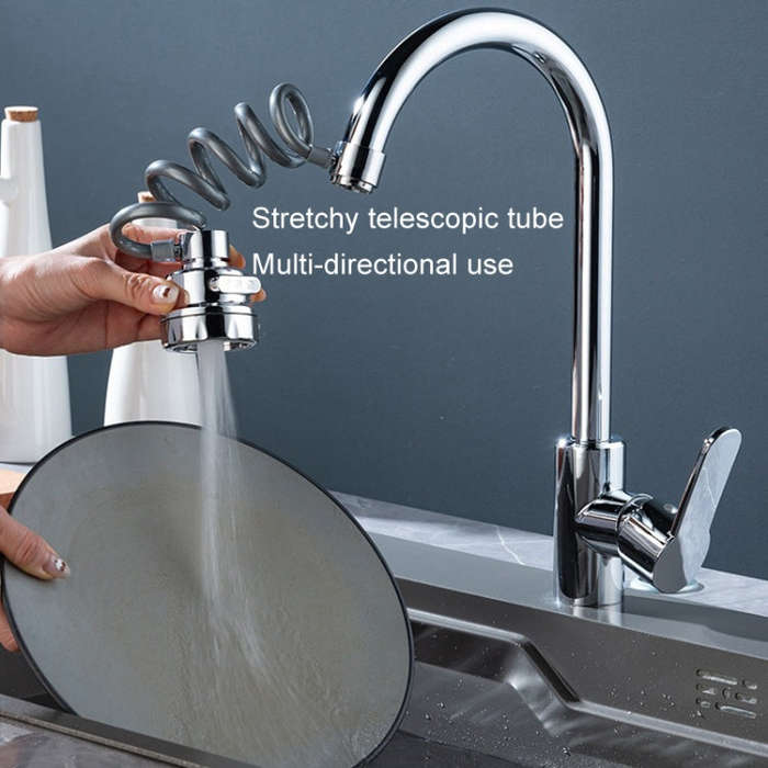 3 Gear Water Outlet Pull-out Anti-splash Kitchen Faucet Cold and Hot Household Swivel Washbasin S...