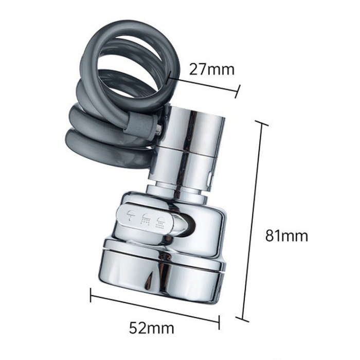 3 Gear Water Outlet Pull-out Anti-splash Kitchen Faucet Cold and Hot Household Swivel Washbasin S...