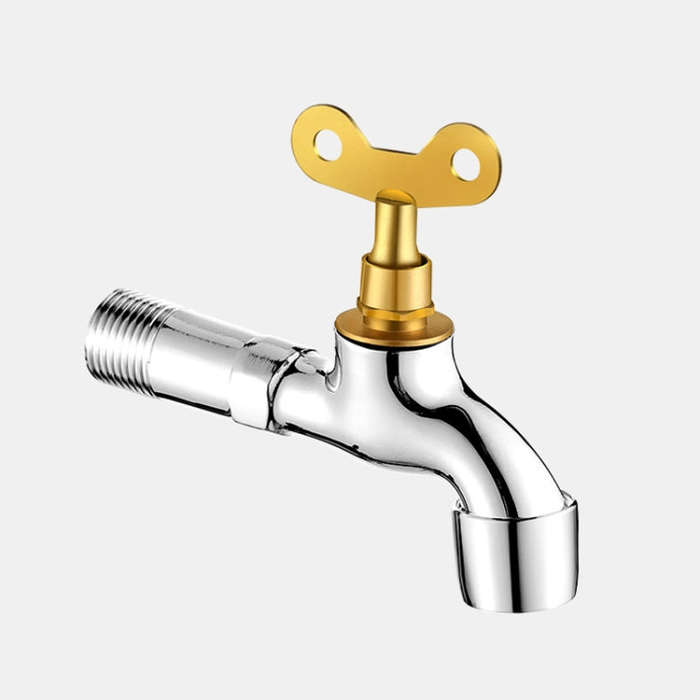 Household Faucet With Lock Outdoor Anti-theft 4 Minute Faucet, : Locked Alloy Long Sparkler