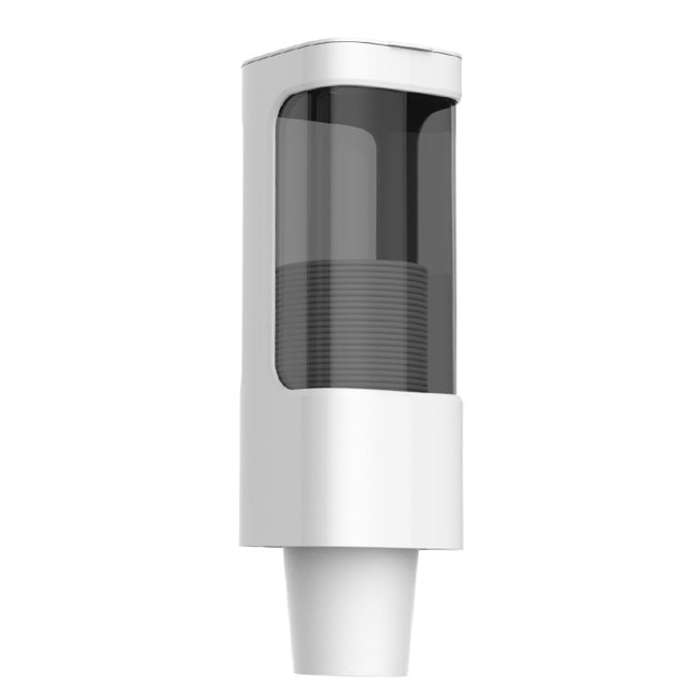 Household Disposable Cup Organizer Water Dispenser Dustproof Wall Mounted Shelf, Style: Single Cy...