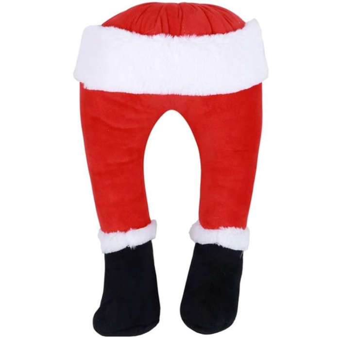 Christmas Tree Decoration Santa Claus Elf Legs Plush Door Decor Christmas Home Hanging Ornaments(...