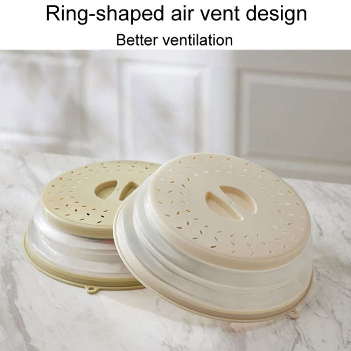 Kitchen Foldable Microwave Oven Splash Guard Household Multifunctional Food Preservation Cover, S...