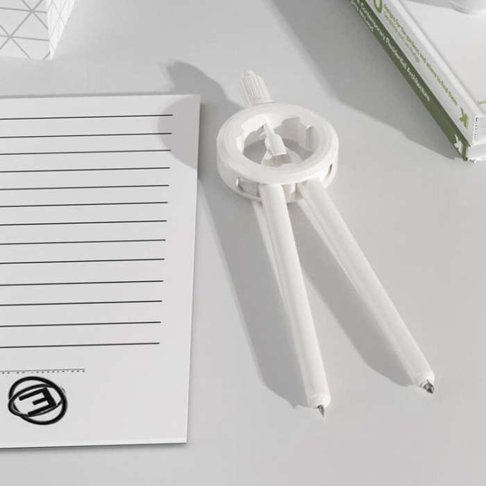 Drawing Press Digital Compass Multifunctional Scale Compass(White With Refill)